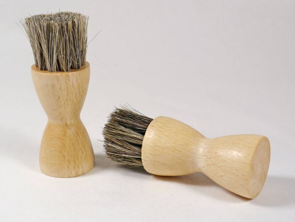 shoe cream brush with handle