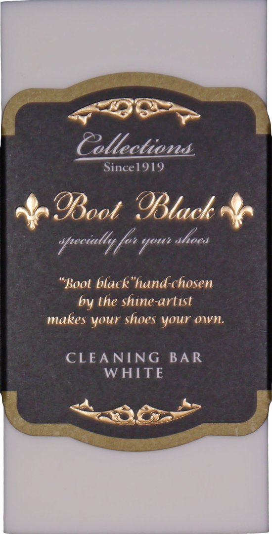 Boot Black White Cleaning Bar
