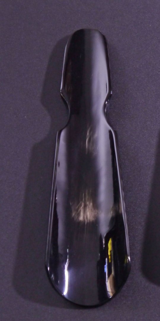 urban Black Hornschuhlöffel -  flach 17 cm